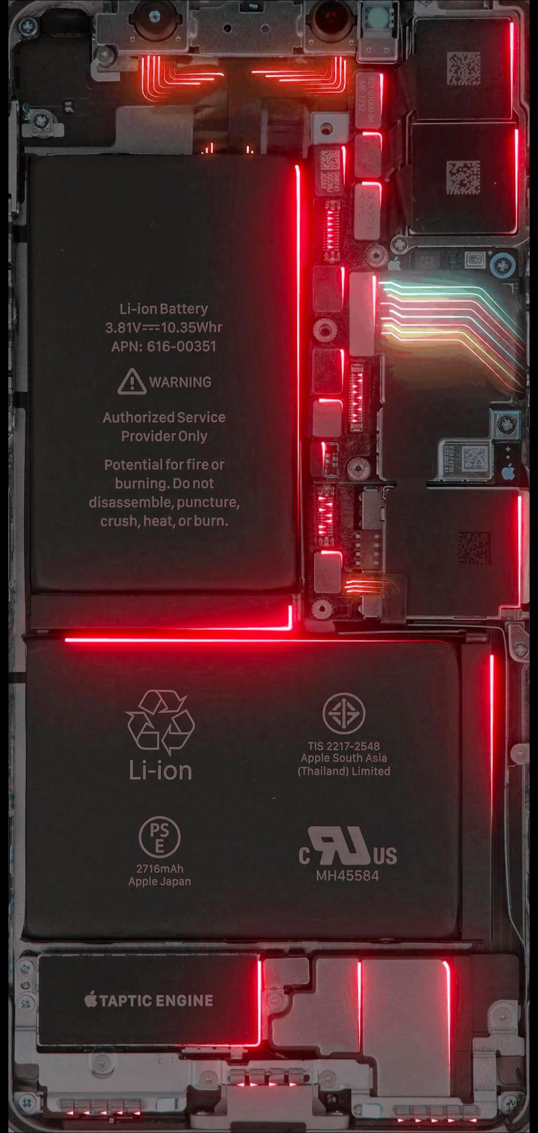 1094x2304  Подборка: двухцветные обои для iPhone - Лайфхакер