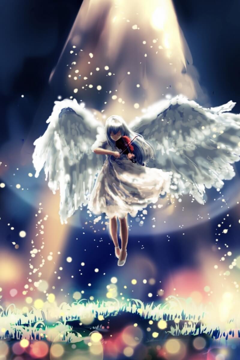 800x1200  Классные картинки на заставку телефона Ангелы - подборка