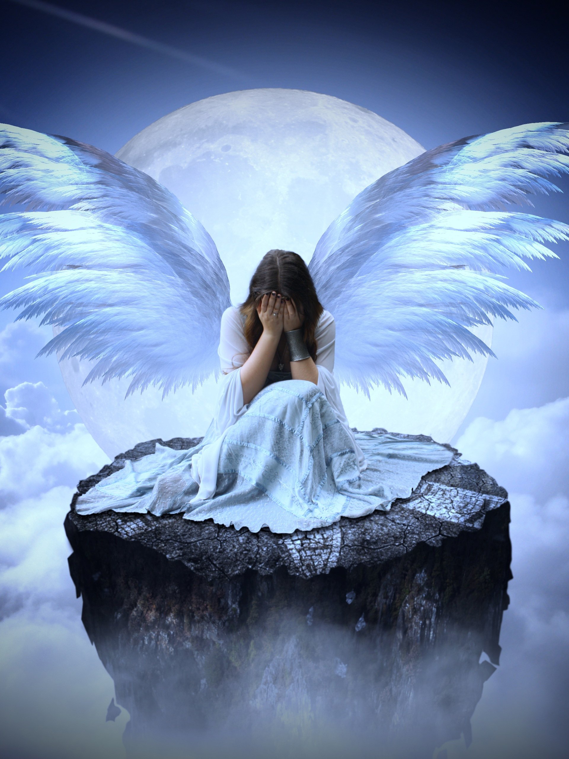 1920x2560  Обои Angel для iPhone 11