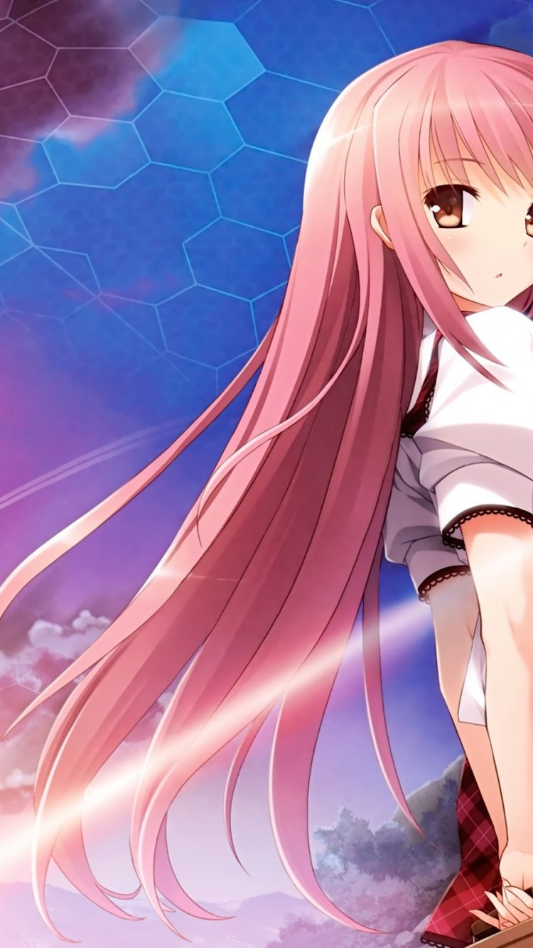 750x1334  Андроид аниме - 58 фото