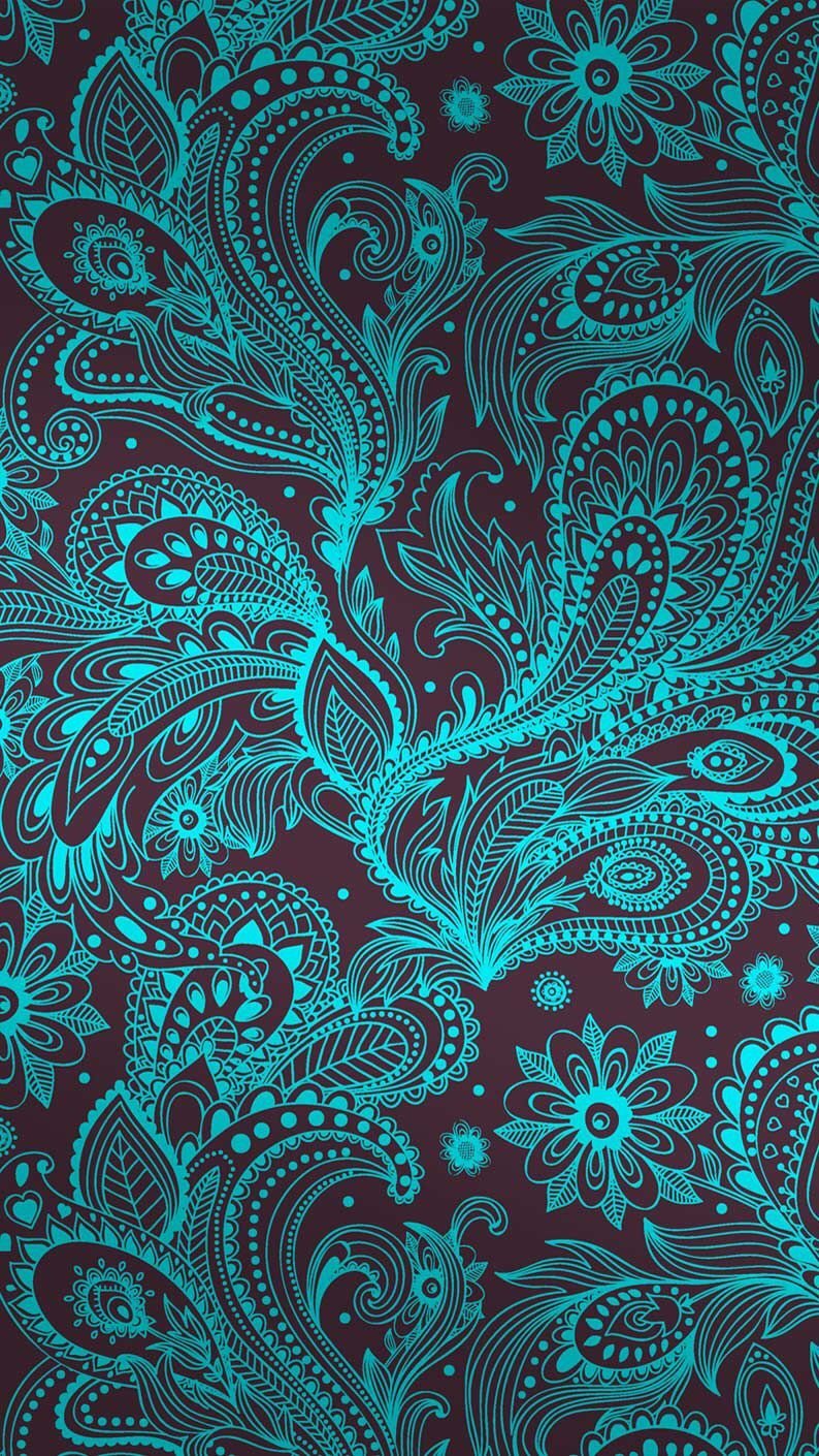 794x1410  Бирюзовые обои - 64 фото