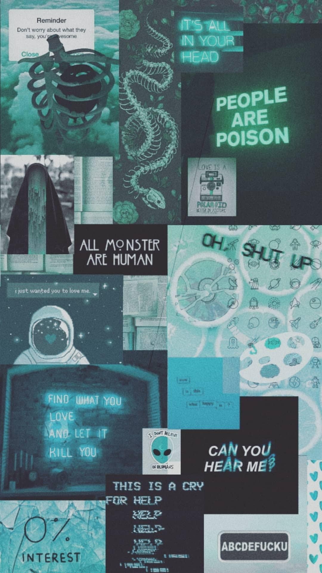 1080x1920  бирюзовая эстетика | Бирюзовые обои, Эстетика, Мятный фон