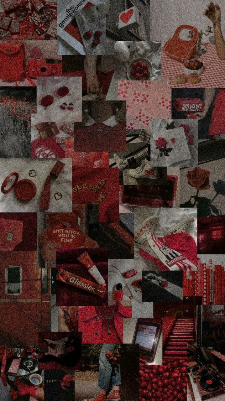 718x1280  Обои на телефон | Красные арты, Винтажные цветочные обои, Обои