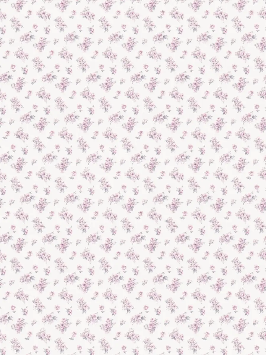 900x1200  Home Color Виниловые обои с мелкими цветами в стиле прованс