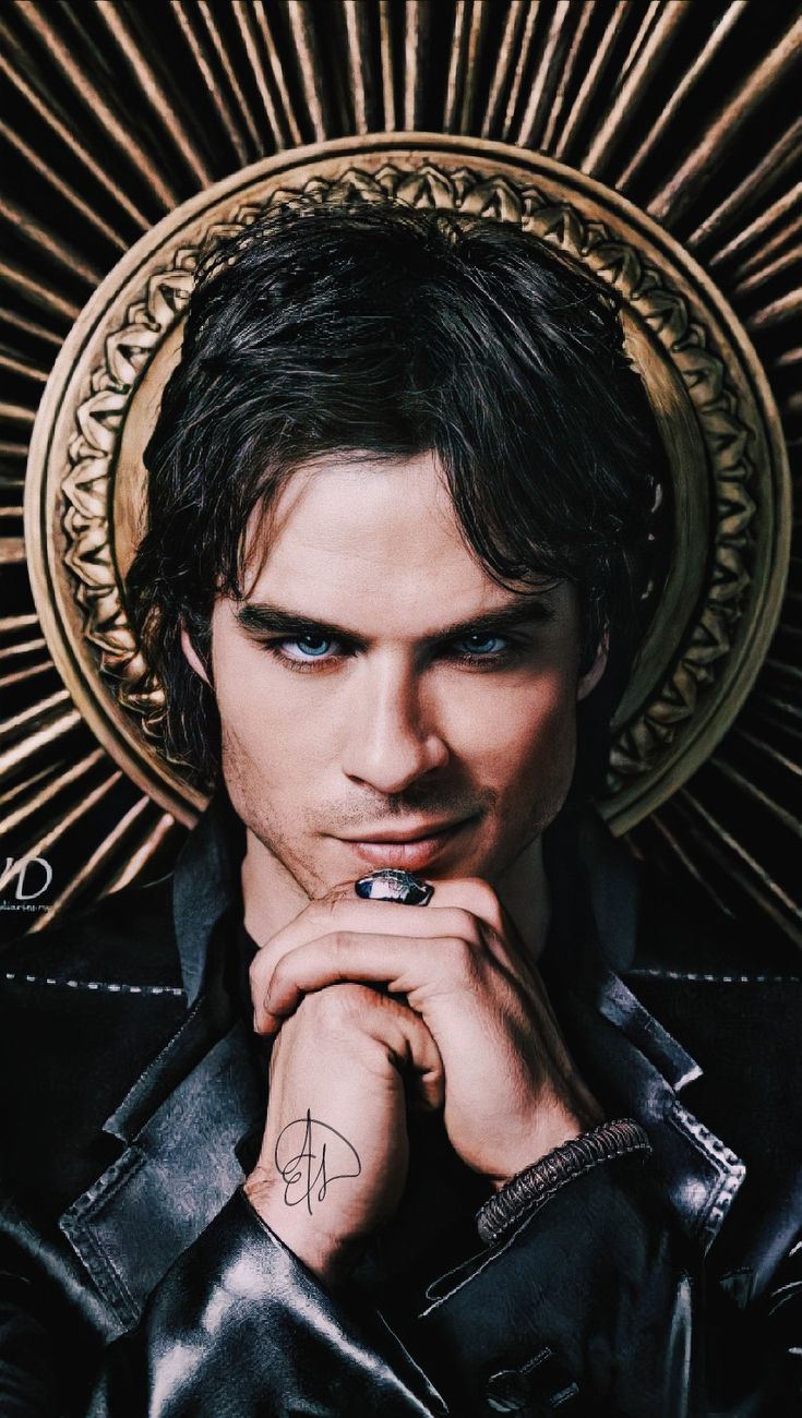 735x1300  Деймон Сальваторе | Elenco de diários de um vampiro, Filmes de vampiros,  Séries de vampiros