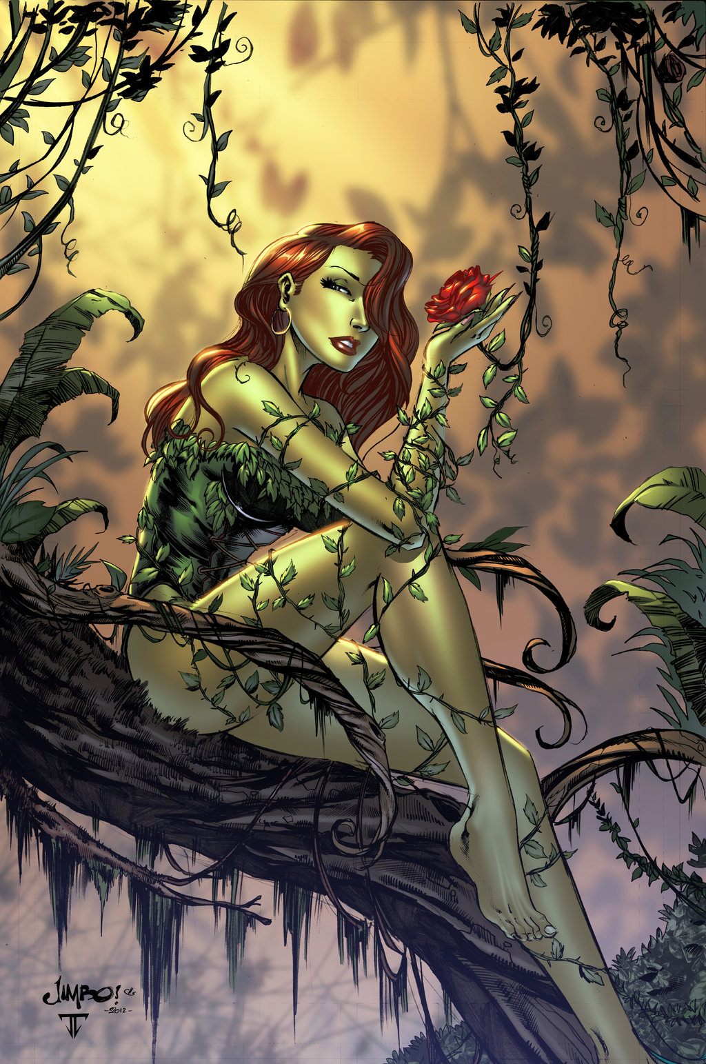 1024x1543   48+] Sexy Poison Ivy Обои на WallpaperSafari 