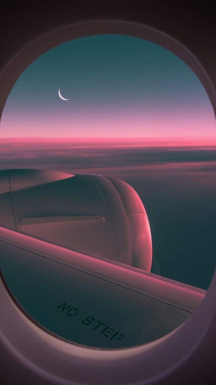 Вид из самолета обои на телефон