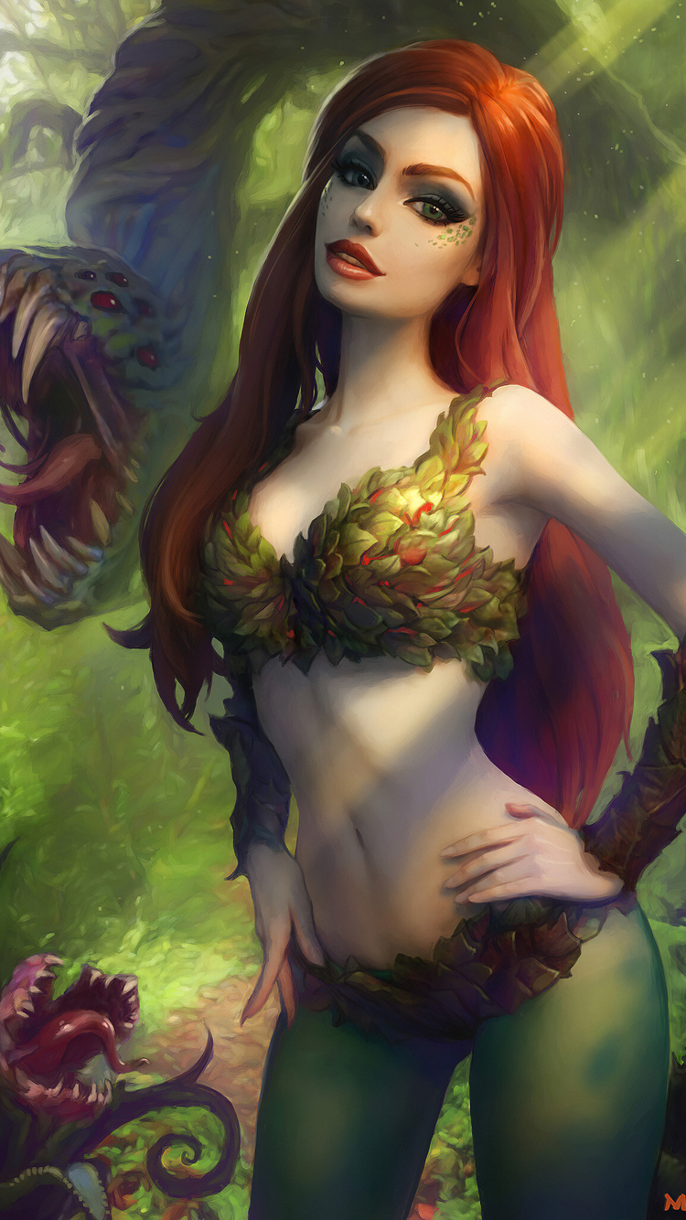 750x1334 Poison Ivy Sitting wallpaper by x_tive - 7f - Free on ZEDGE ™.