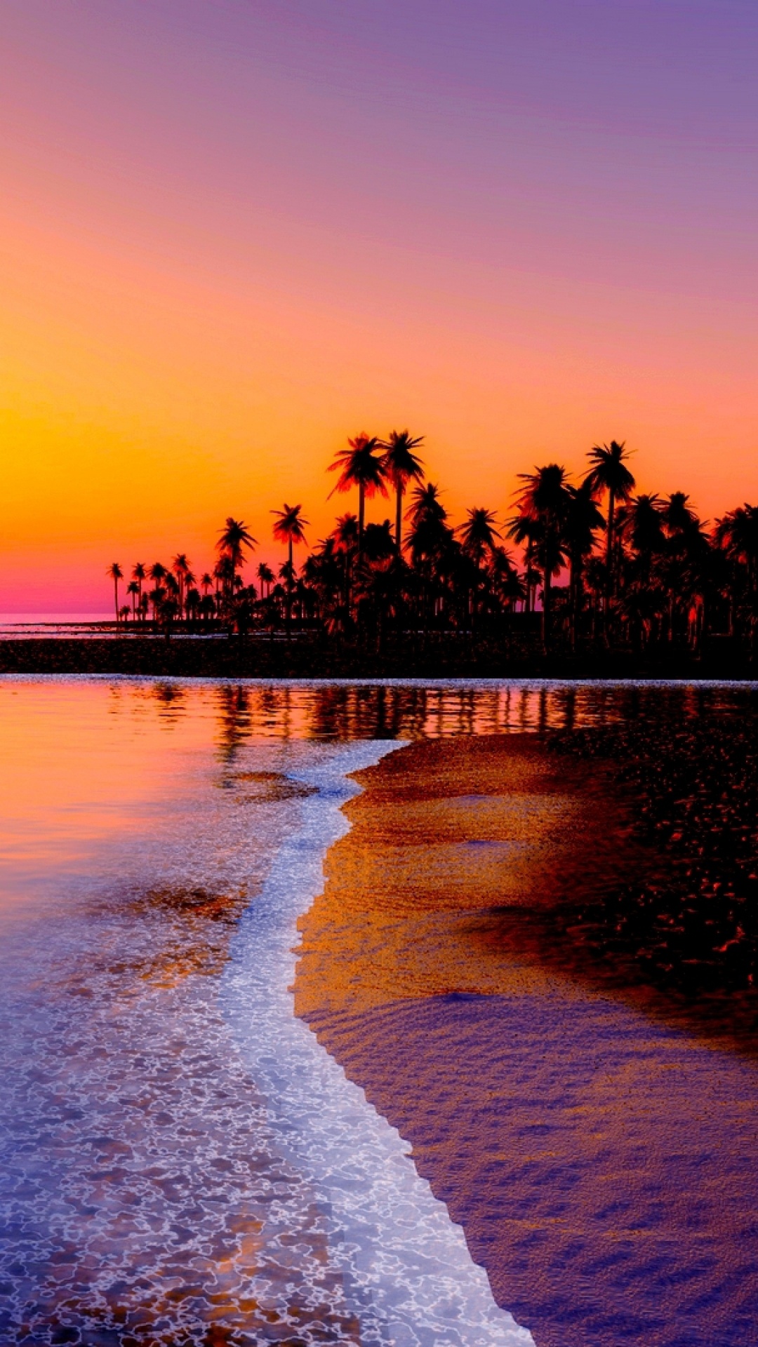 1080x1920  Обои закат, пляж, горизонт, восход солнца, море на телефон Android,  1080x1920 картинки и фото бесплатно