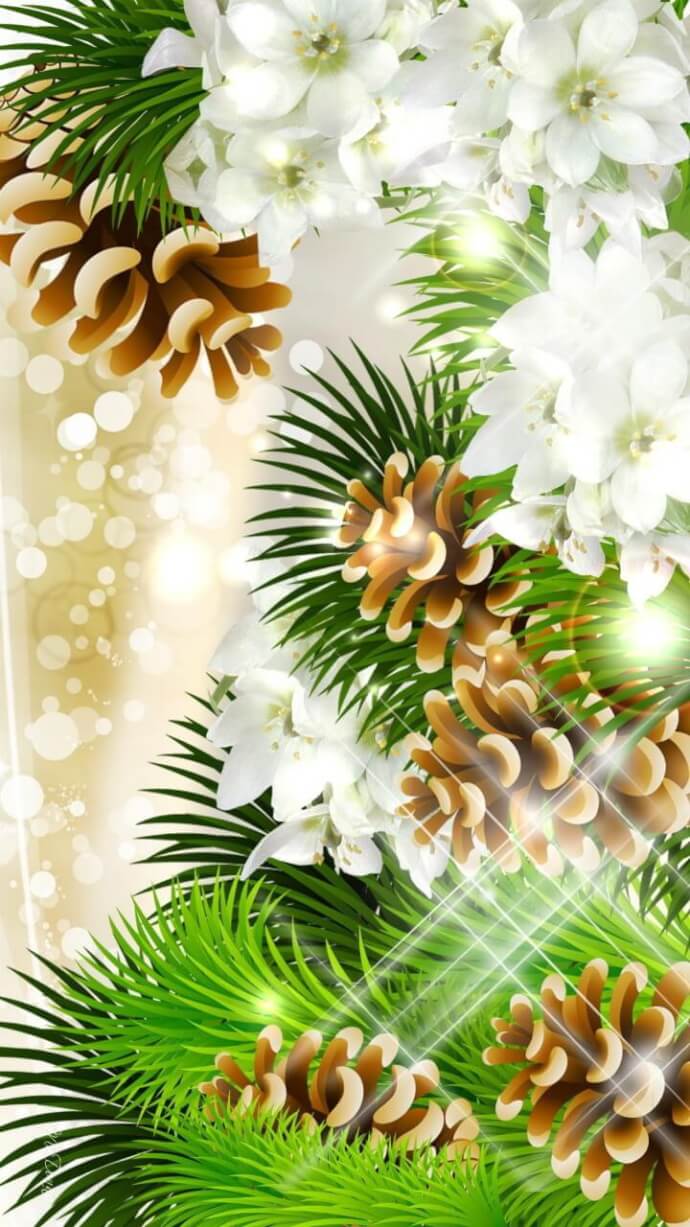 690x1227  Времена года обои на телефон