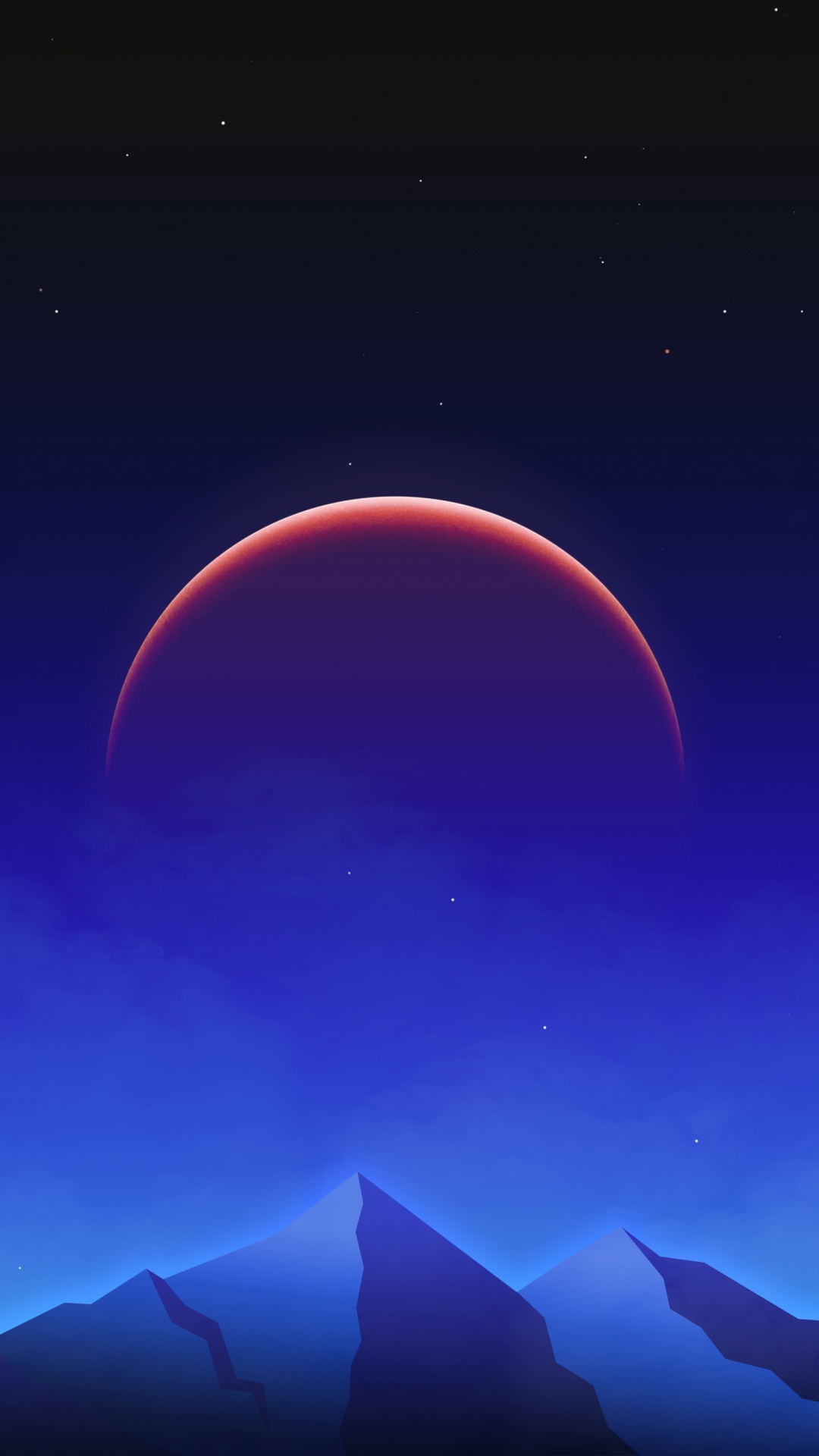 1080x1920  Обои абстрактное искусство, атмосфера, дневное время, луна, природа на  телефон Android, 1080x1920 картинки и фото бесплатно