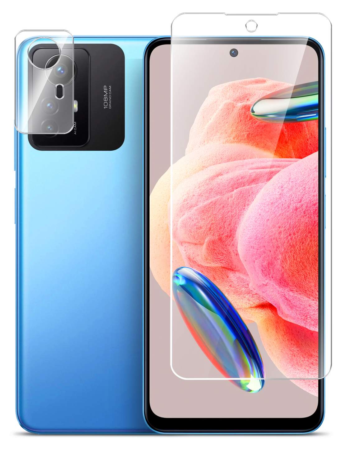 1125x1500  Гибридное защитное стекло Brozo на экран и камеру Xiaomi Redmi Note 12S -  отзывы покупателей на маркетплейсе Мегамаркет | Артикул: 600012915523