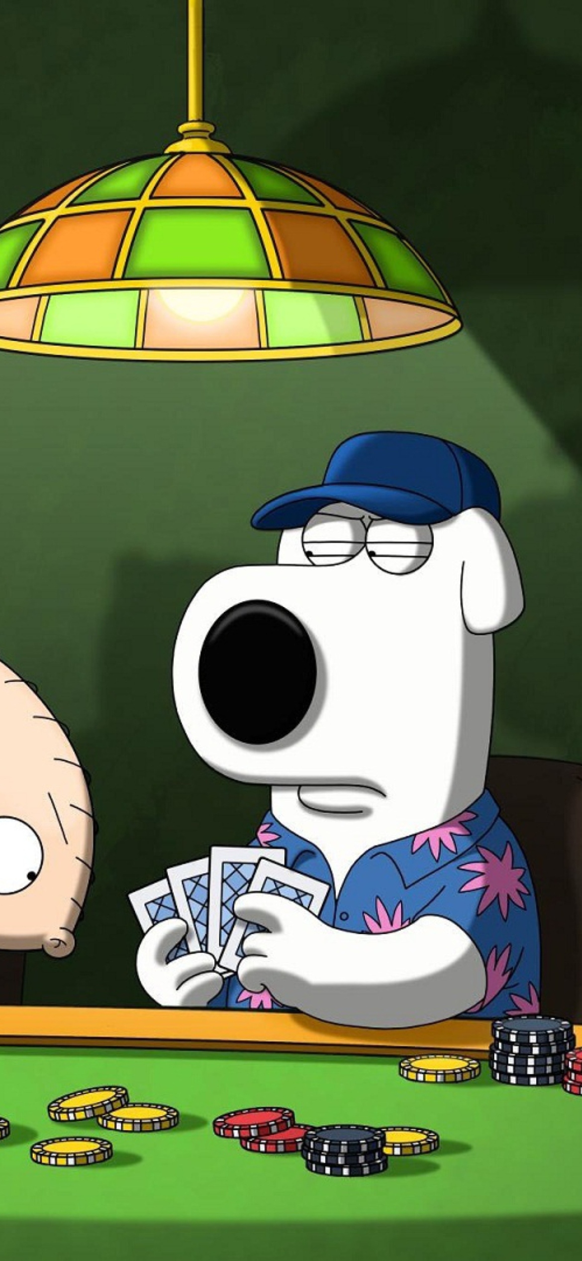 1170x2532  Картинка Family Guy Poker на телефон iPhone 11