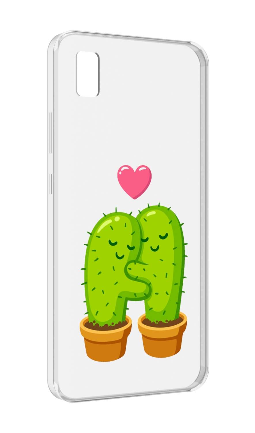 885x1500  Чехол MyPads Влюбленные-кактусы для ZTE BLADE L210, купить в Москве, цены в  интернет-магазинах на Мегамаркет