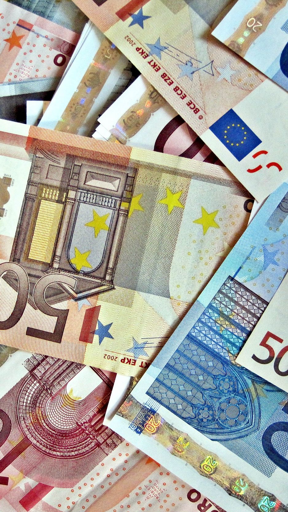 938x1668  Скачать 938x1668 деньги, евро, фон обои, картинки iphone 8/7/6s/6 for  parallax