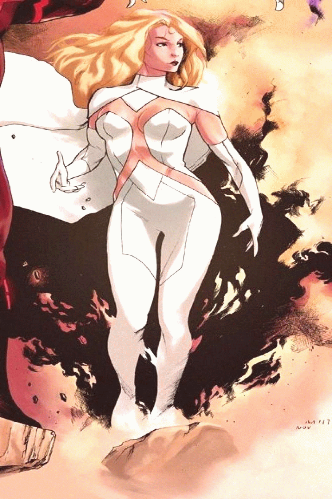 1080x1620   Эмма Фрост - Белая королева от KGanArt на DeviantArt 