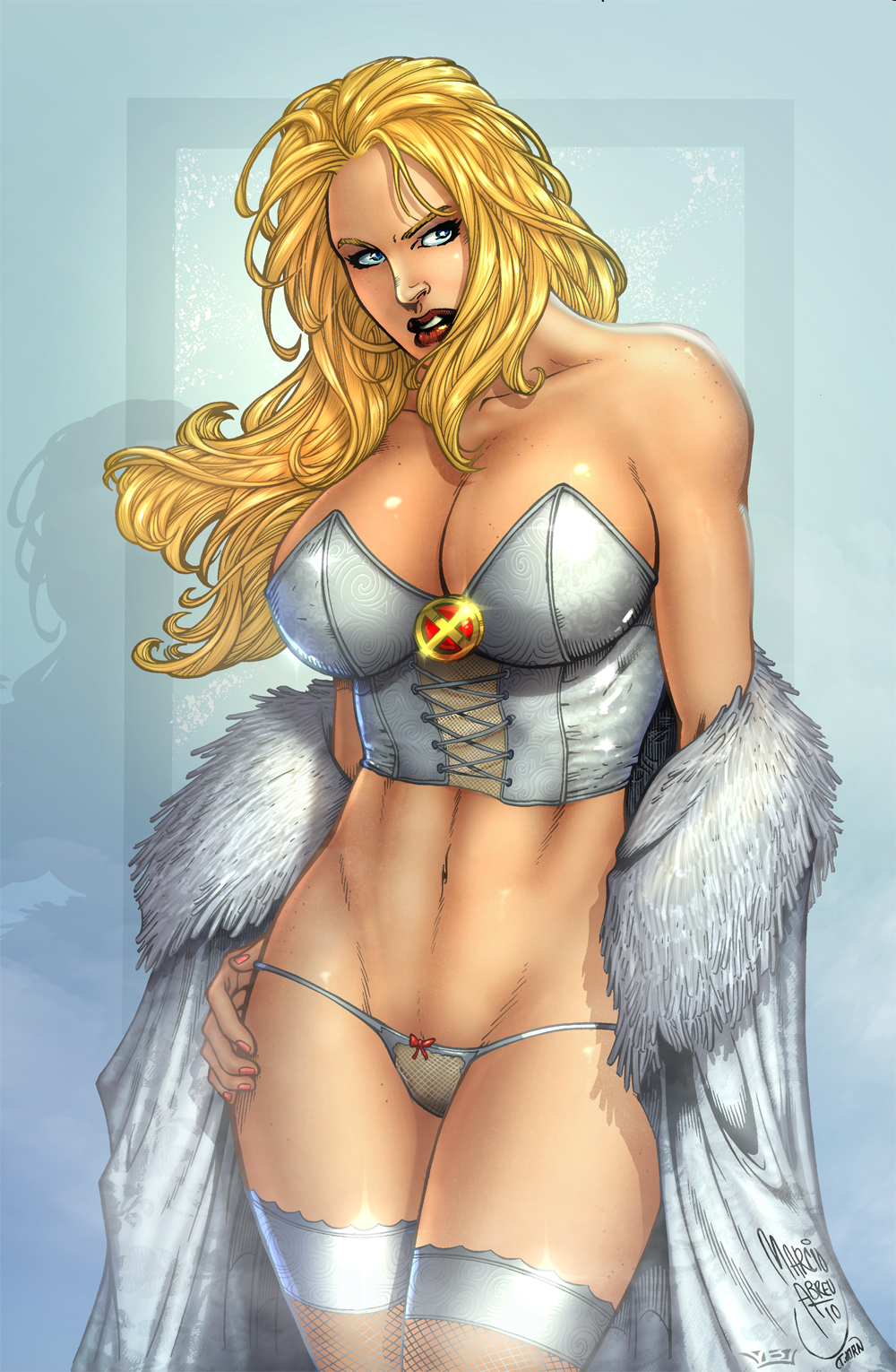 1000x1530  Emma Frost от Forty-Fathoms на DeviantArt