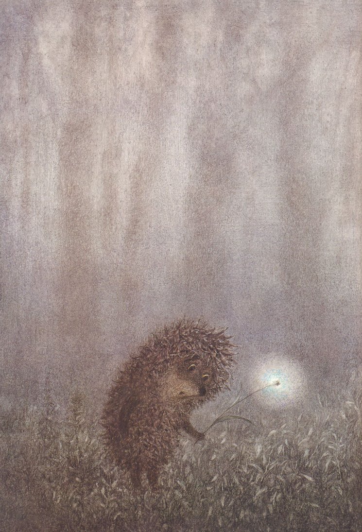 745x1095  Ежик в тумане обои - 77 фото