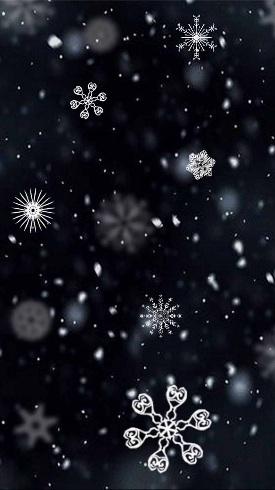 938x1668  Скачать 938x1668 снежинки, узоры, текстура, зима обои, картинки iphone  8/7/6s/6 for parallax