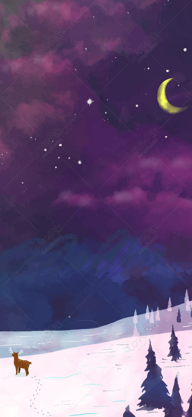 650x1407  Winter Night Mobile Wallpapers - Wallpaper Cave