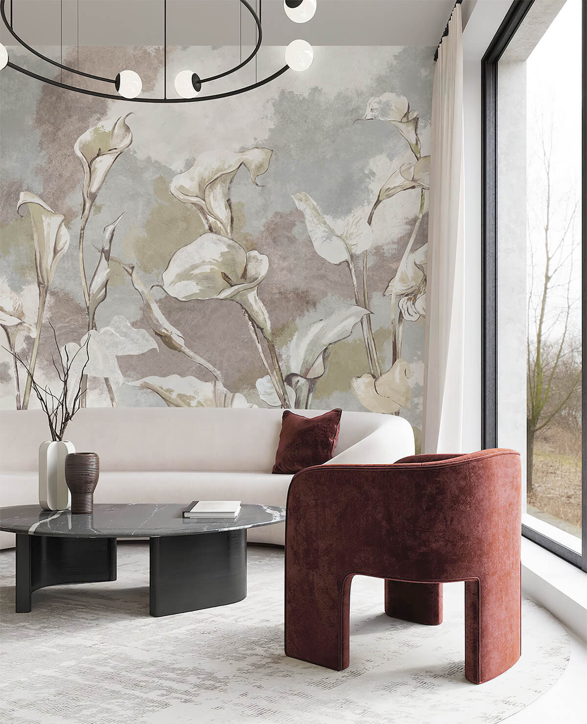 1200x1479  Купить Дизайнерские обои Ода артикул flo-80 | интернет-магазин Details