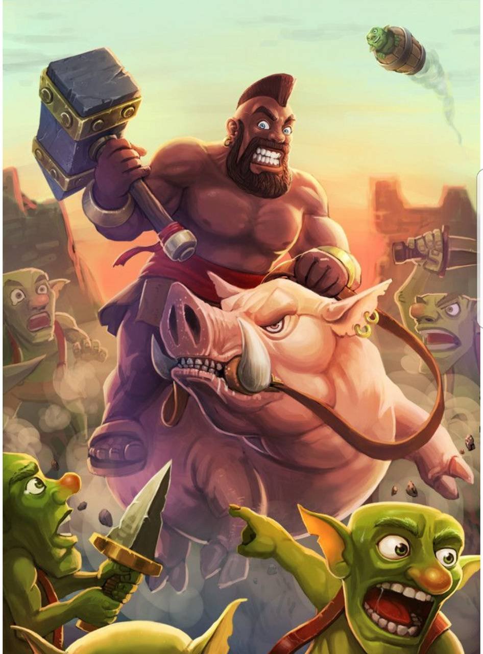 946x1280  Клэш оф кланс арт - 34 фото