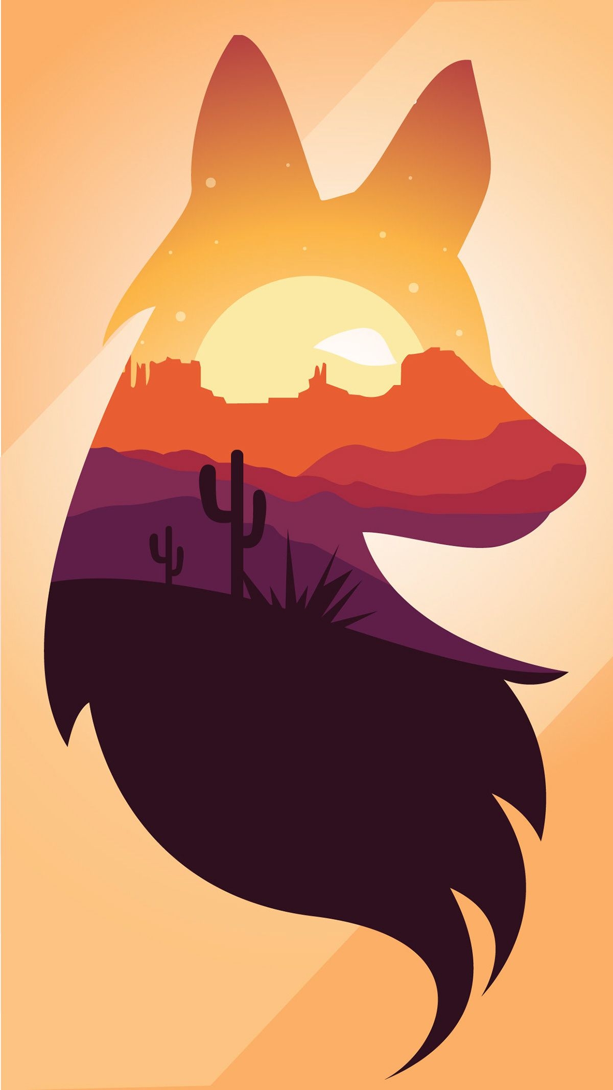 1200x2133  Pin by Bombastikgirl on Wallpapers | Fox illustration, Fox art, Fall  drawings