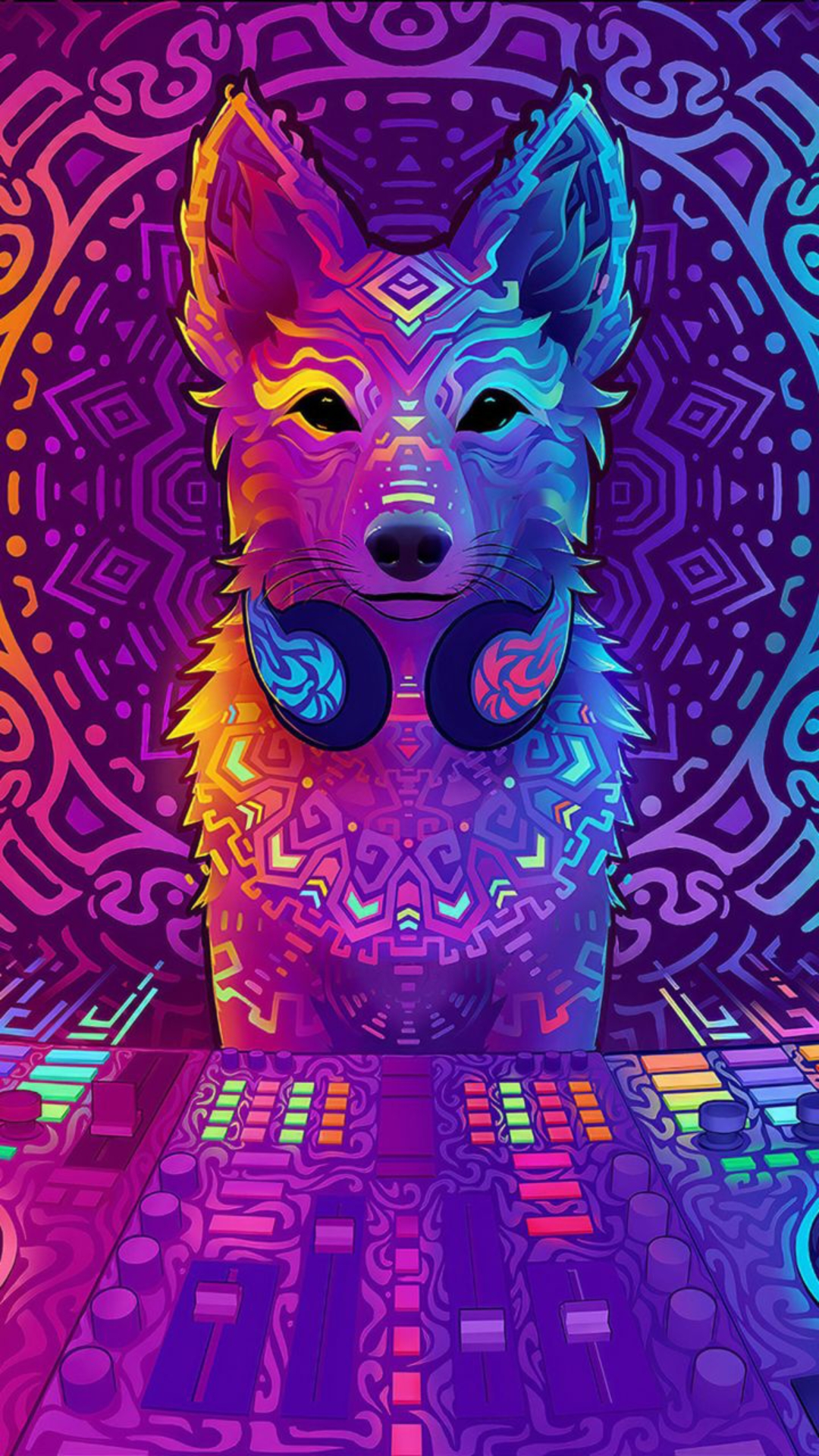 1080x1920  Лиса Арт обои на телефон (34 фото)