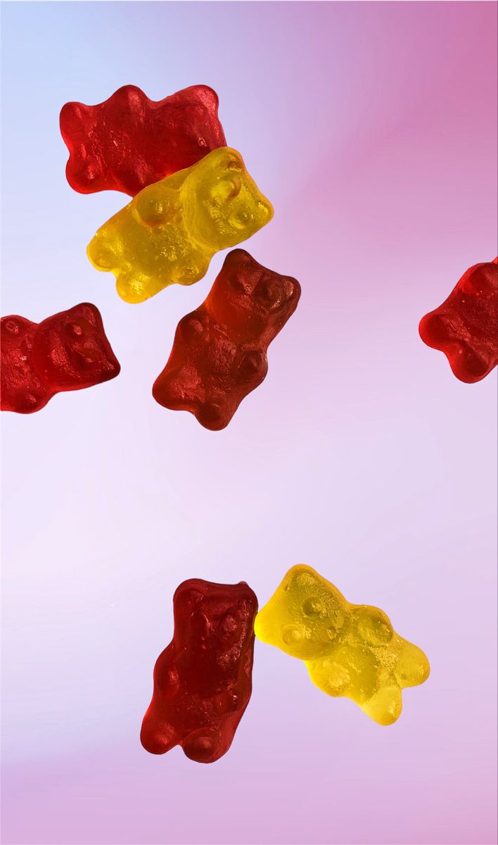 708x1200  Обои на телефон мармеладные мишки - 69 фото