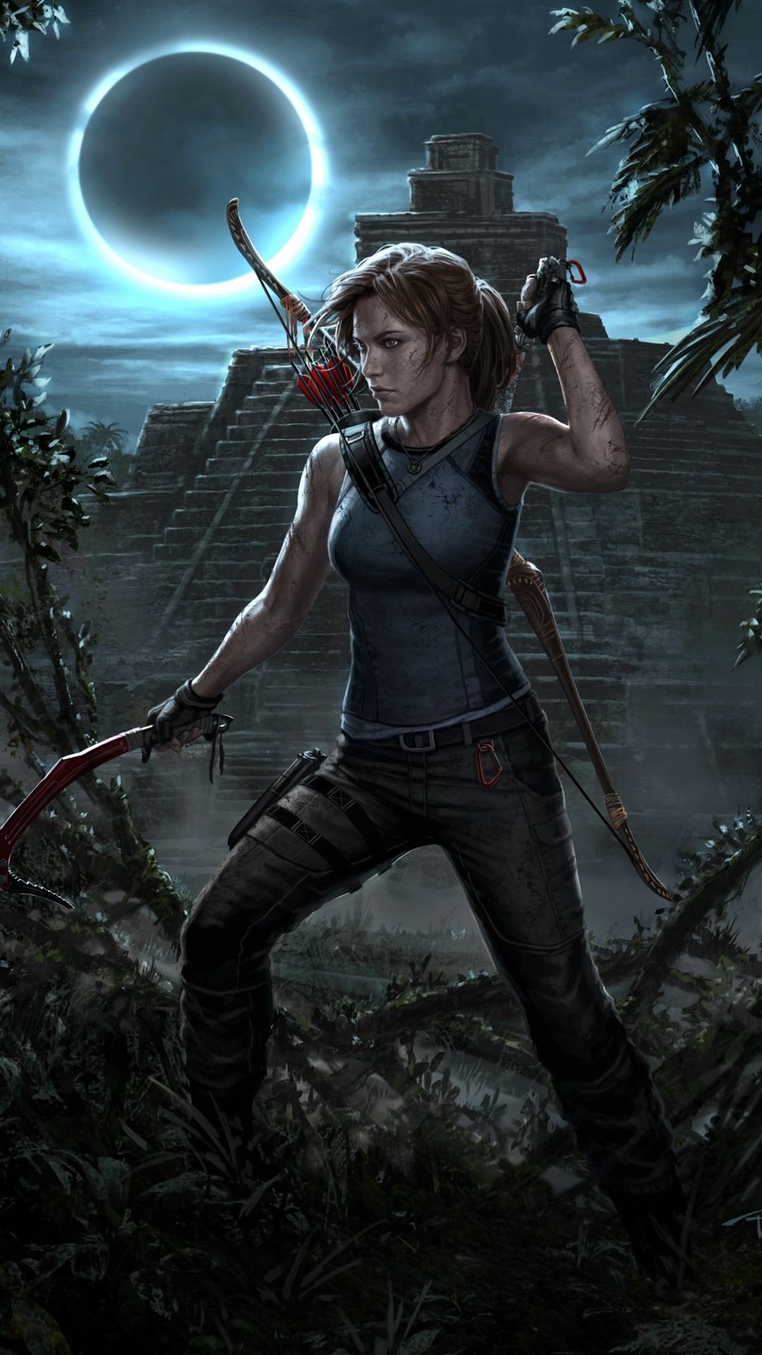 1080x1920  2019 shadow of the tomb raider lara croft 4k Скачать бесплатно обои для iPhone 11