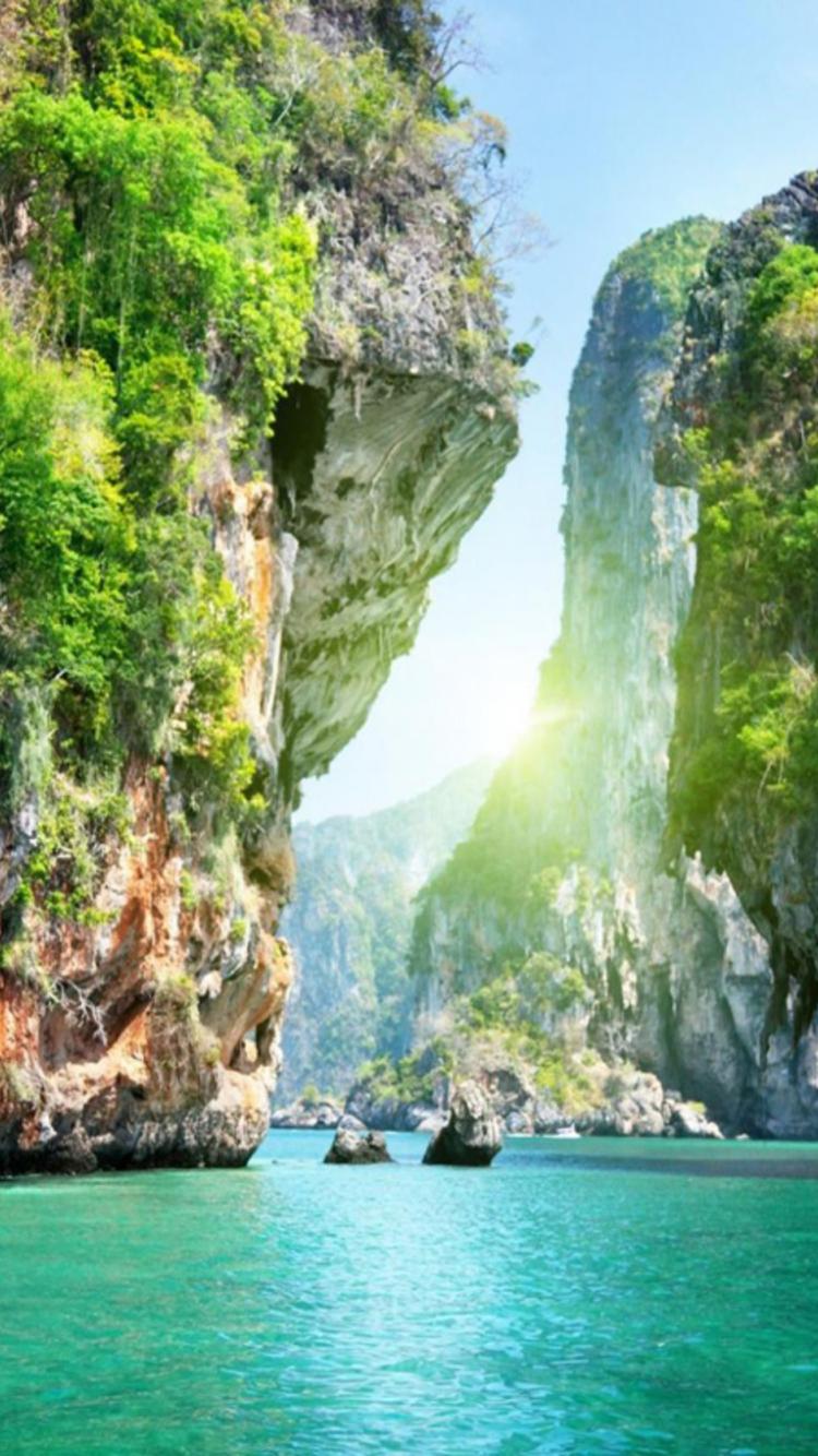 750x1334  Морской пейзаж - Картинка на телефон / Обои на рабочий стол №1208860