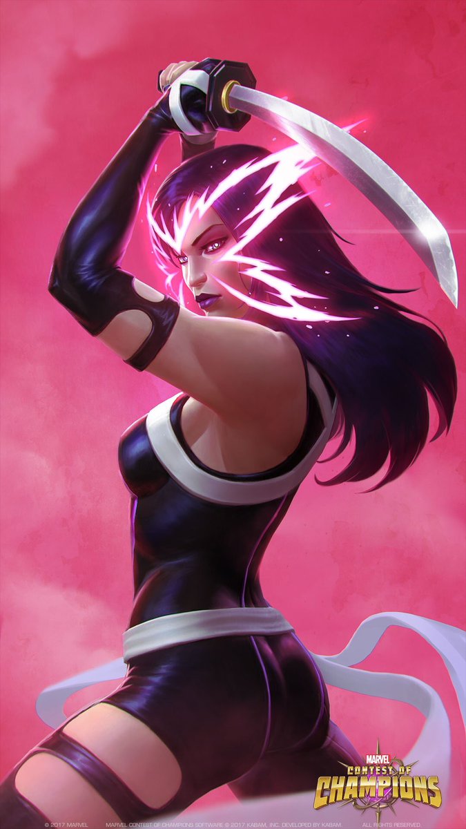 675x1200   ? Psylocke News ⚔️ в Твиттере: \ Да! Обои Psylocke от @MarvelChampions !!!… \ 