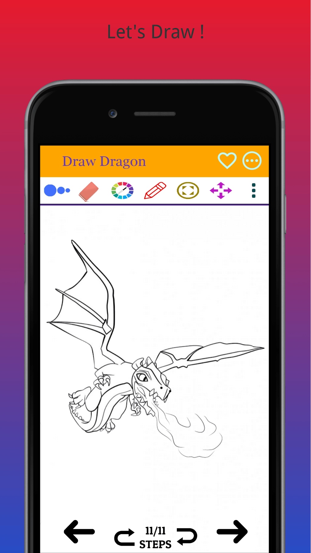 1020x1813  How to Draw Dragon Easily для Android — Скачать