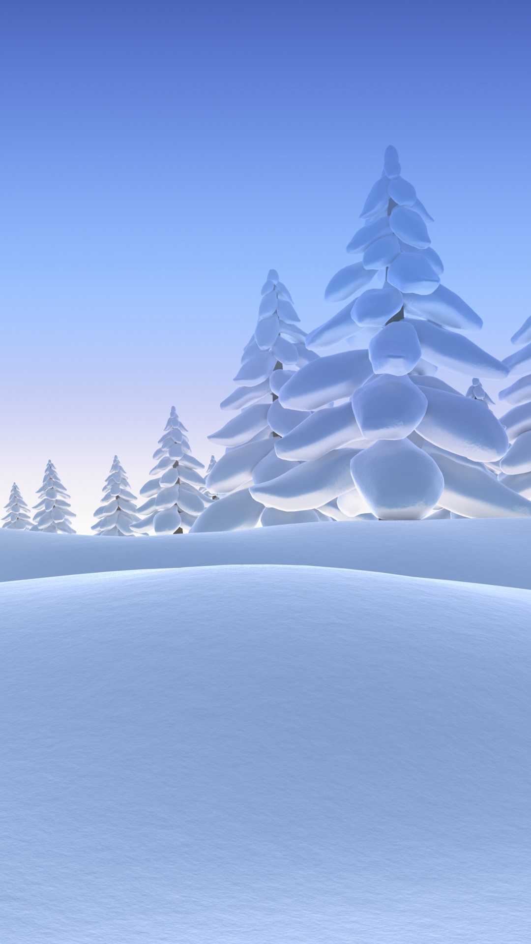 1080x1920  Обои снег, зима, природа, дерево, синий на телефон Android, 1080x1920  картинки и фото бесплатно