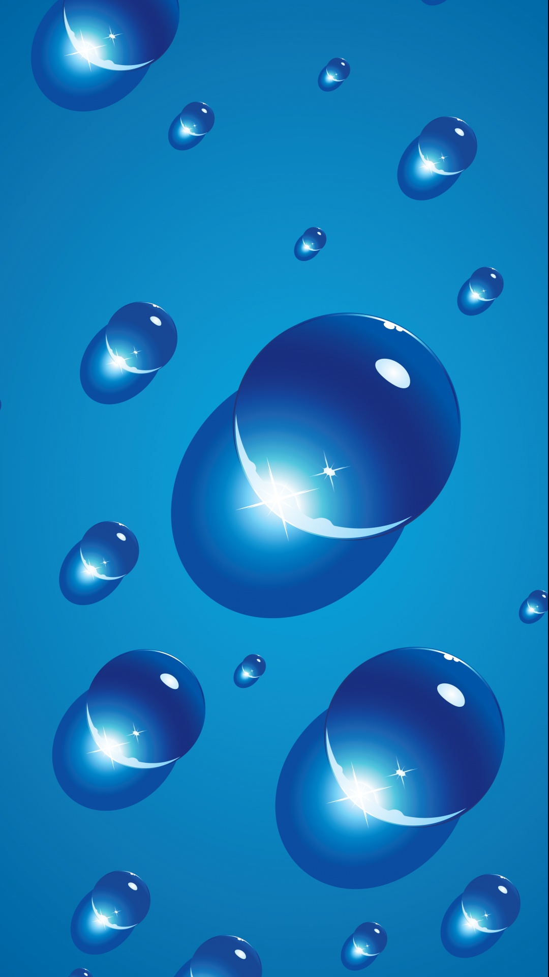 1080x1920  Обои Cool blue iPhone wallpaper with water droplets на телефон Android,  1080x1920 картинки и фото бесплатно