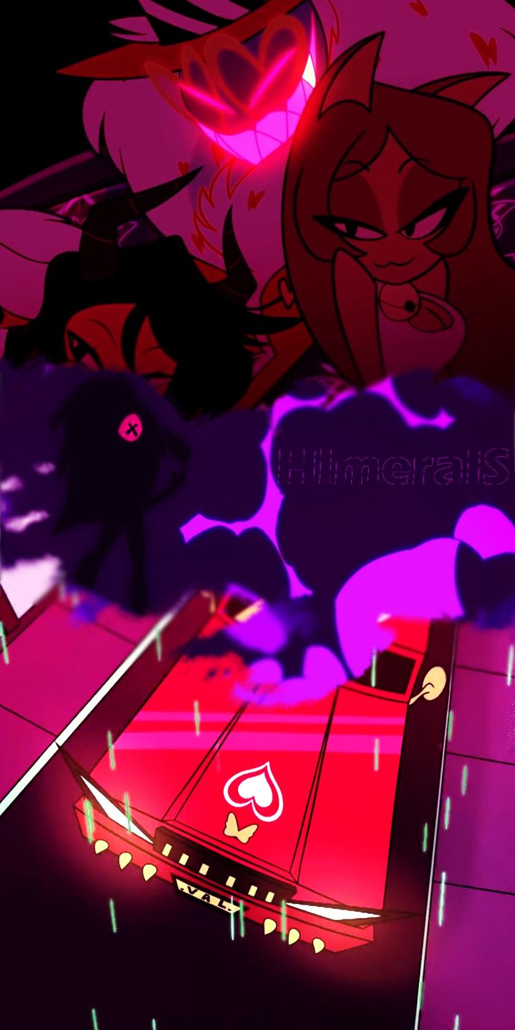 736x1472  Valentino Hotel Hazbin Wallpaper