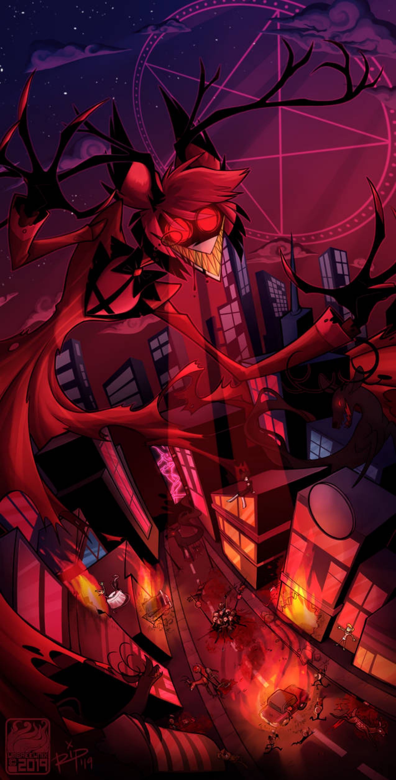 1274x2508  Отель Хазбин обои на телефон (19 фото)