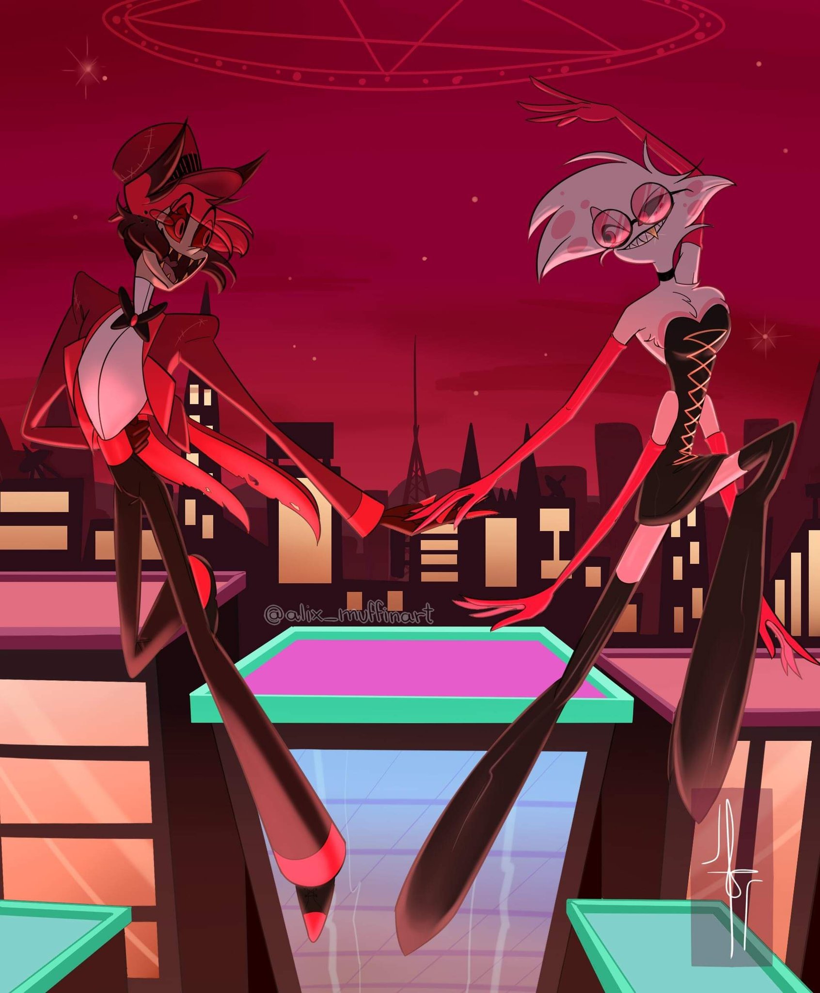 1692x2048  Отель ХАЗБИН Аластор аниме - 34 фото