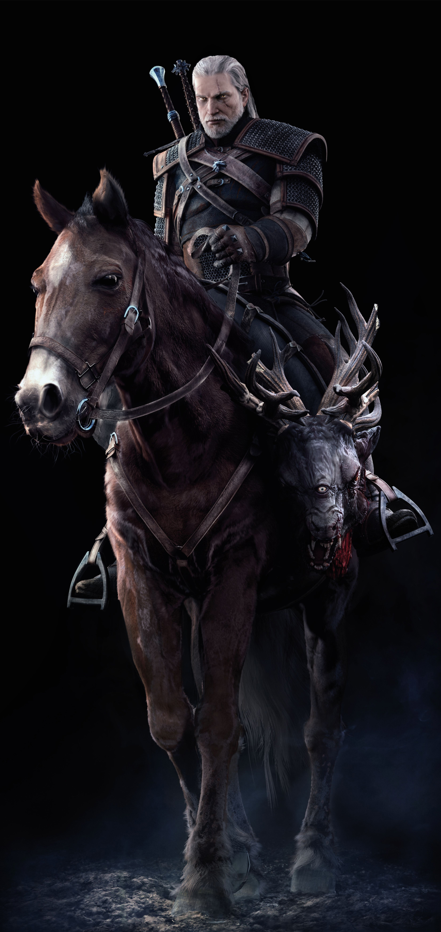 1440x3040  Скачать обои \"Ведьмак 3: Дикая Охота\" на телефон в высоком качестве,  вертикальные картинки \"Ведьмак 3: Дикая Охота\" бесплатно