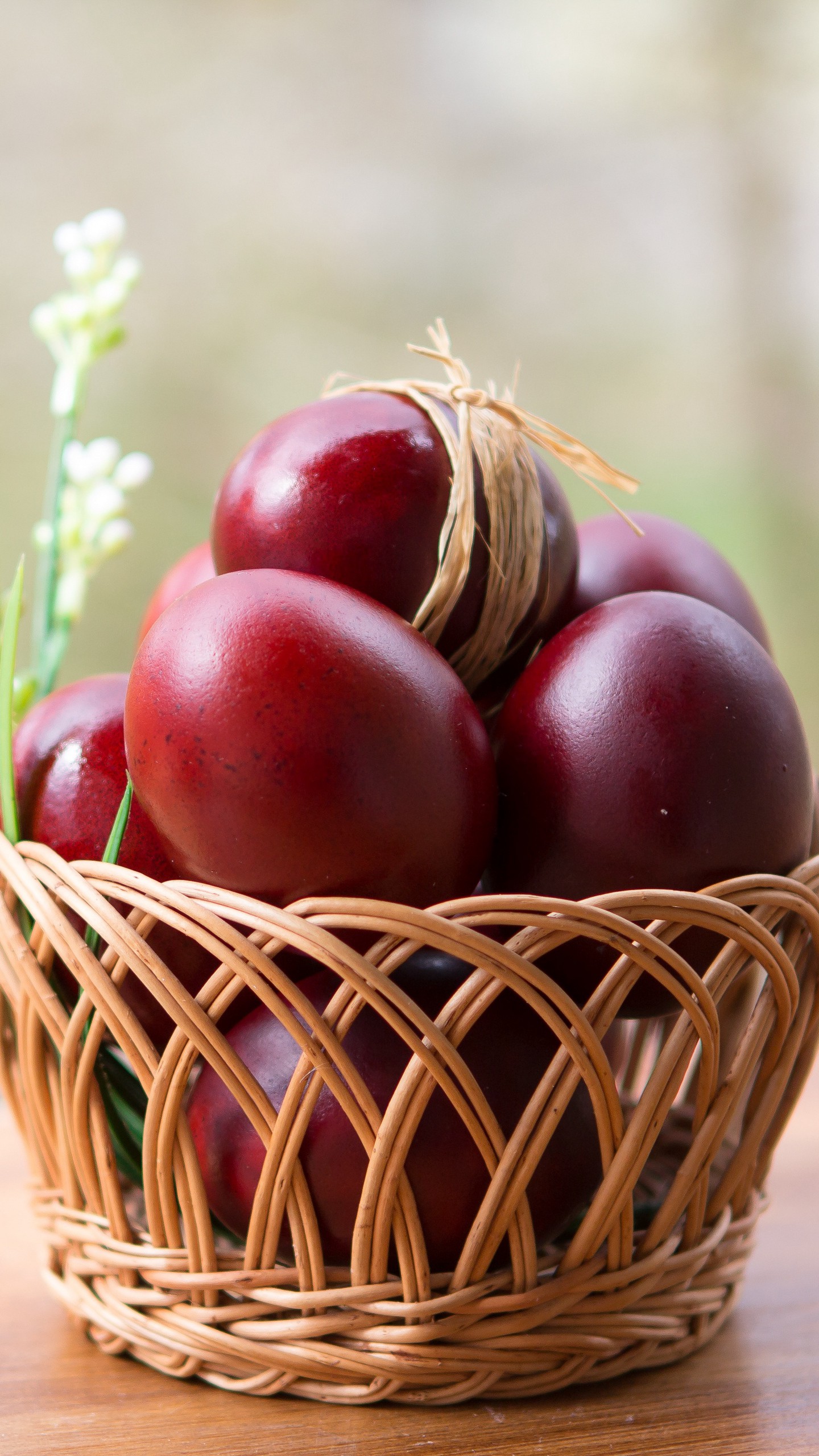 1440x2560  Обои на телефон яйца, пасха, корзинка, крашенный - скачать бесплатно в  высоком качестве из категории \"Праздники\"