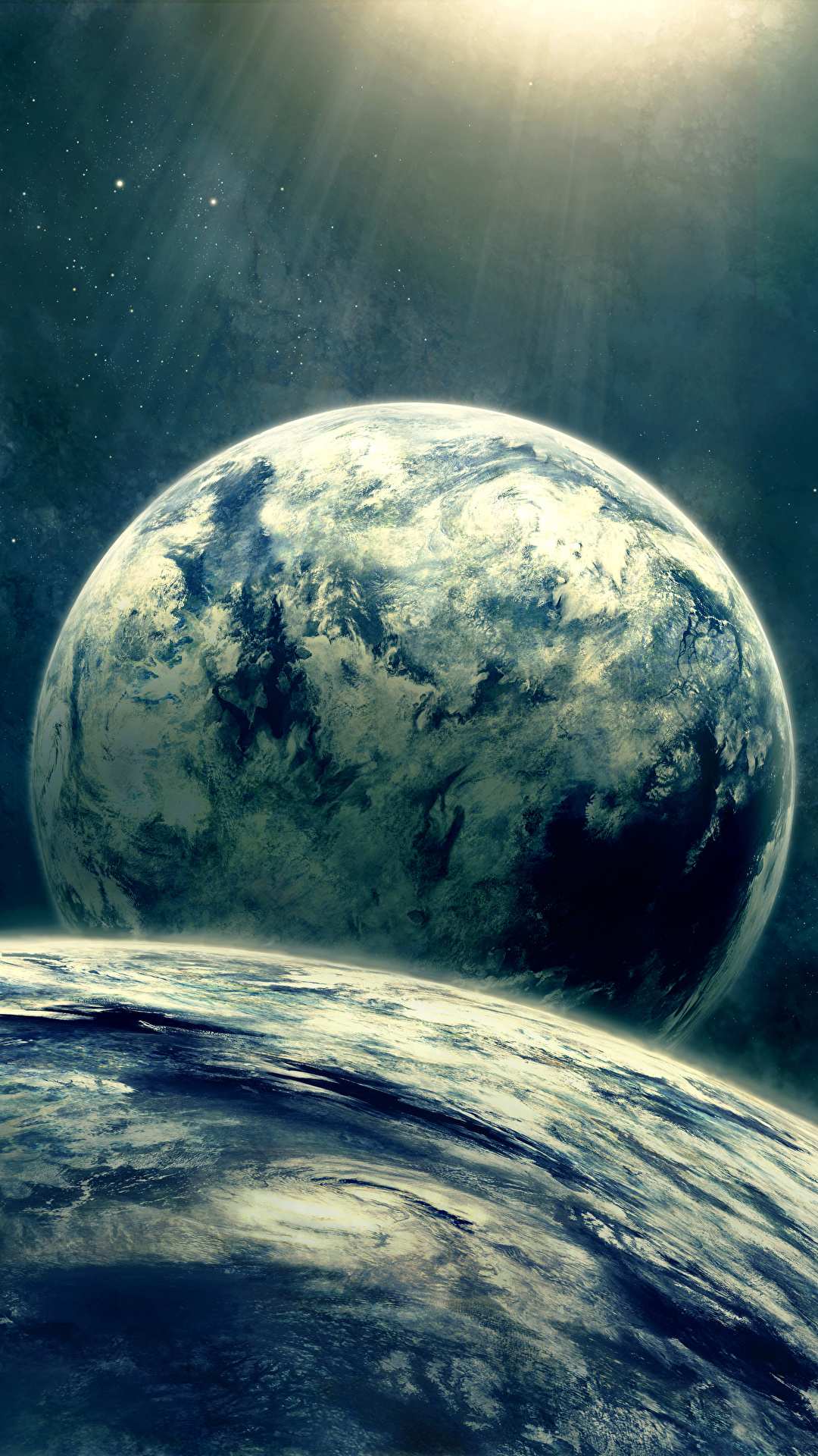 1080x1920  Обои для рабочего стола планета Космос 1080x1920