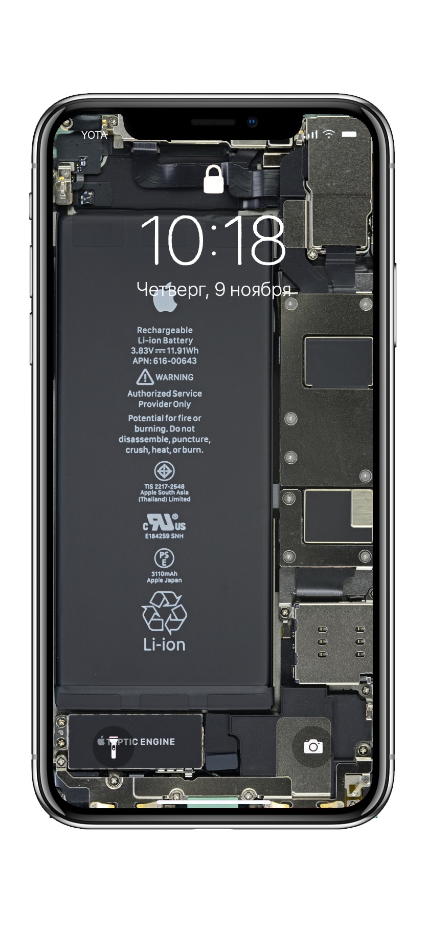 835x1807  Новые обои iFixit покажут, что у iPhone 11 внутри