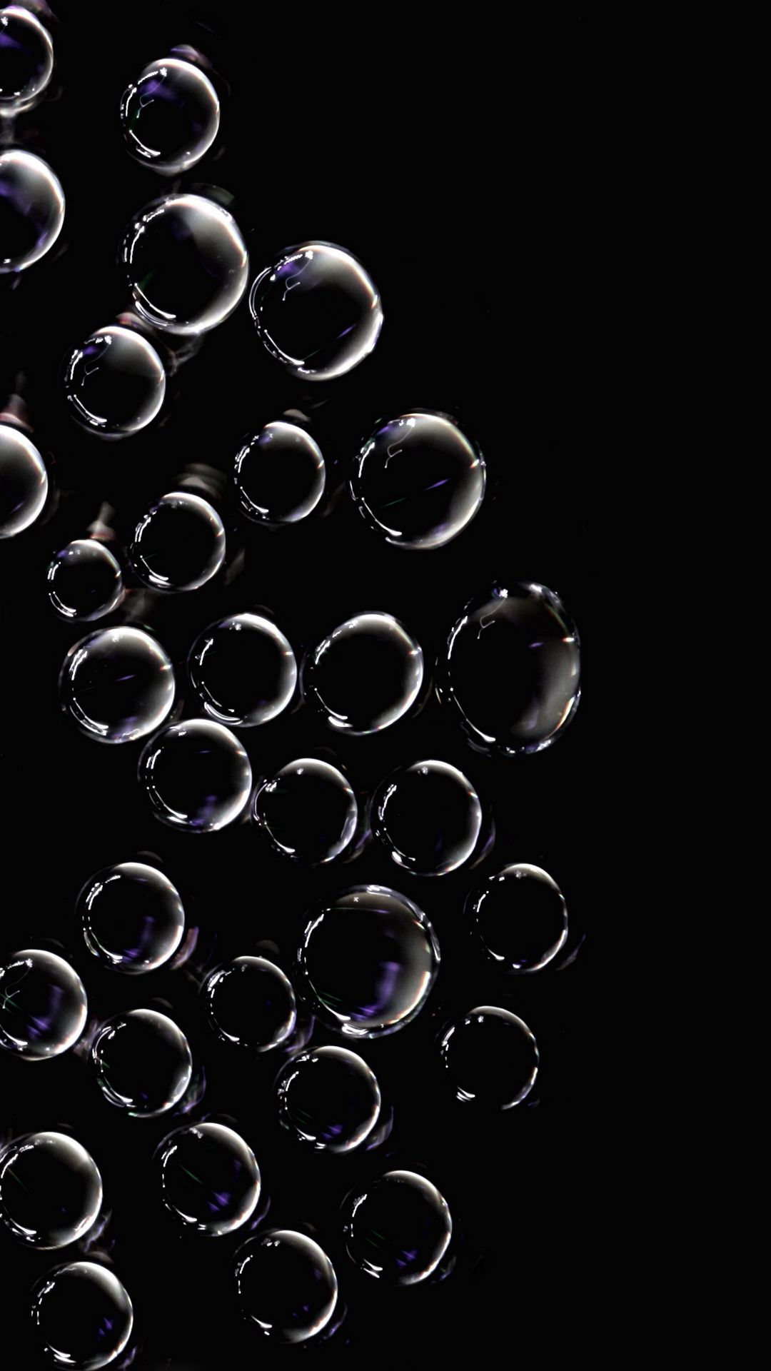 1080x1920  Скачать 1080x1920 пузыри, чб, круги, темный обои, картинки samsung galaxy  s4, s5, note, sony xperia z, z1, z2, z3, htc one, lenovo vibe