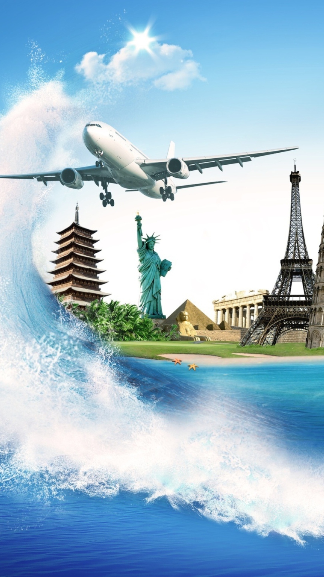 1080x1920  Обои на телефон путешествия - 65 фото