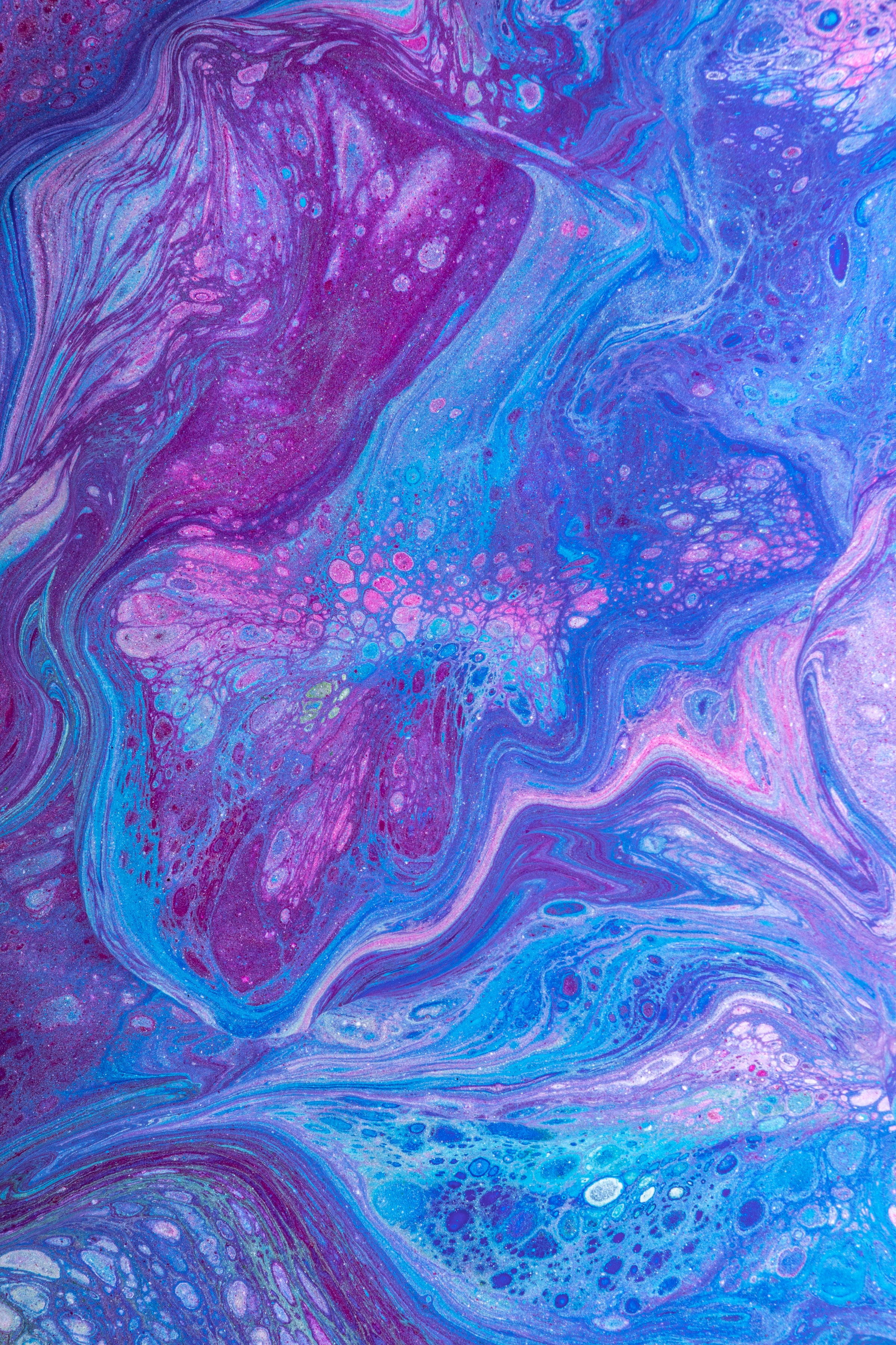 2400x3600  Скачать 2400x3600 краска, пятна, разводы, fluid art, разноцветный, круги  обои, картинки