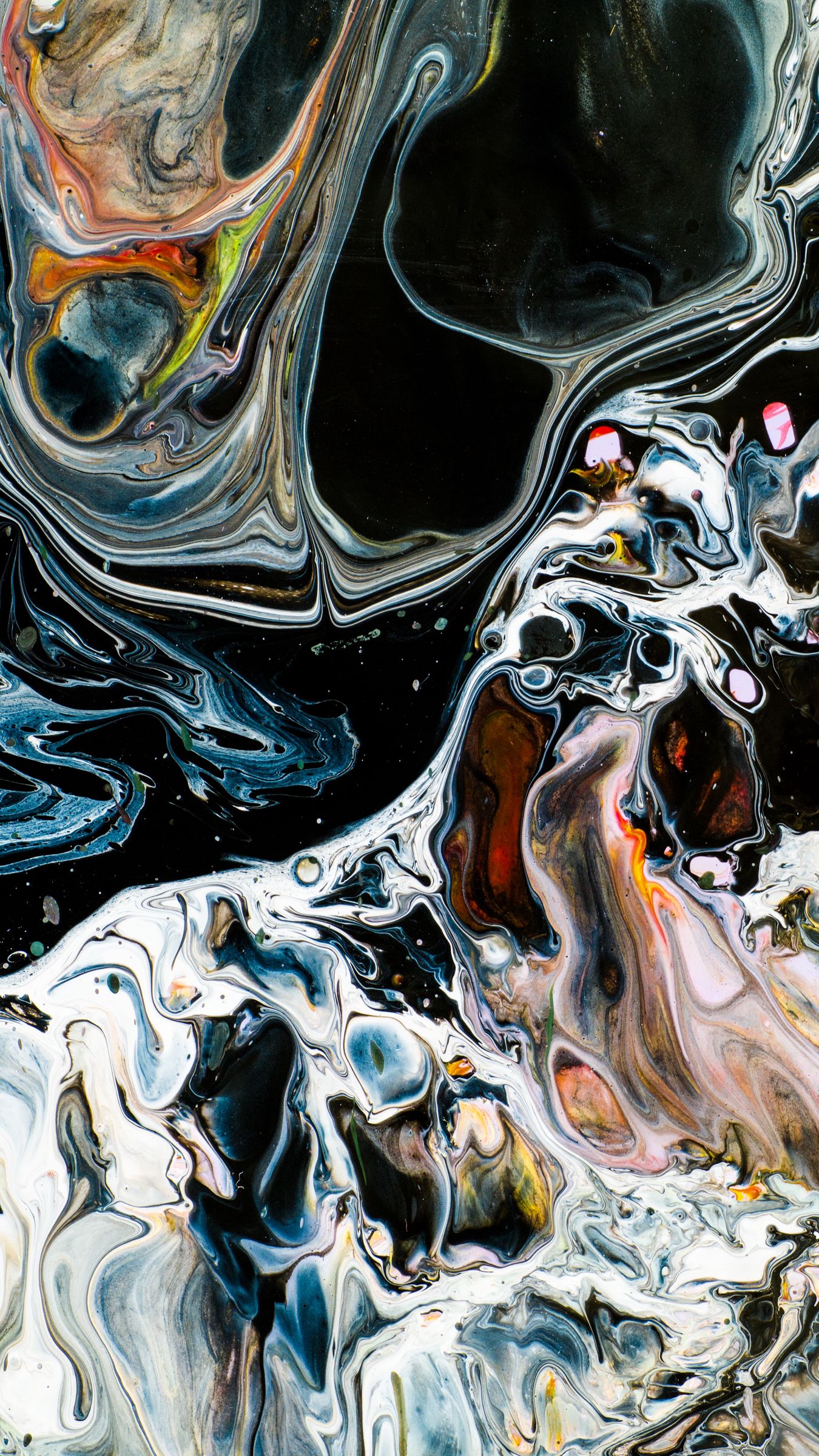 1350x2400  Скачать 1350x2400 краска, разводы, пятна, разноцветный, живопись обои,  картинки iphone 8+/7+/6s+/6+ for parallax