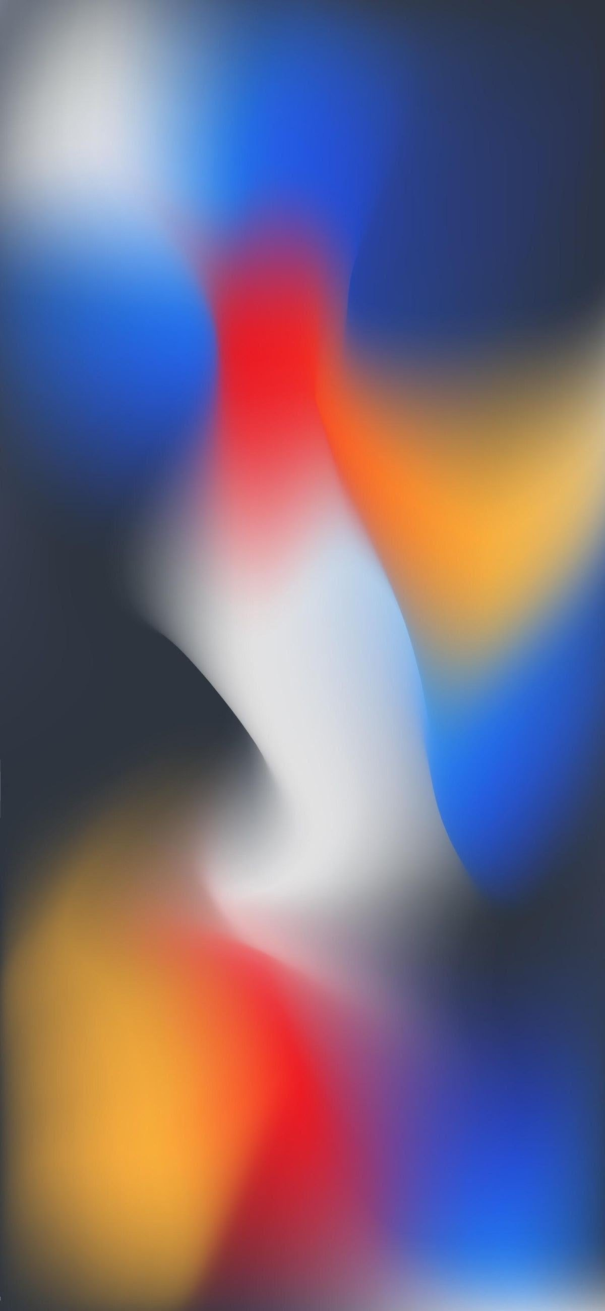 1200x2598  Картинка на телефон Размытые цвета скачать на заставку бесплатно.