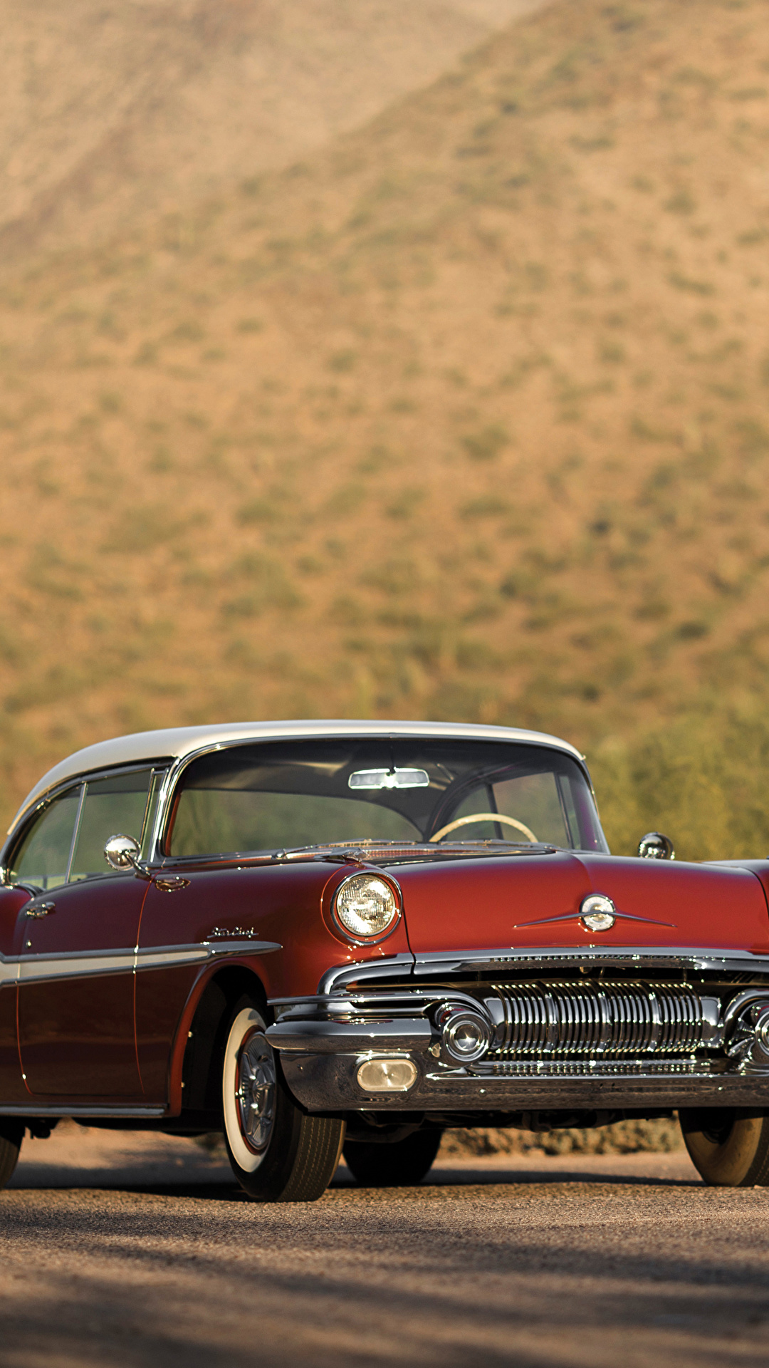 1080x1920  Картинка Pontiac 1957 Star Chief Custom Catalina Coupe 1080x1920