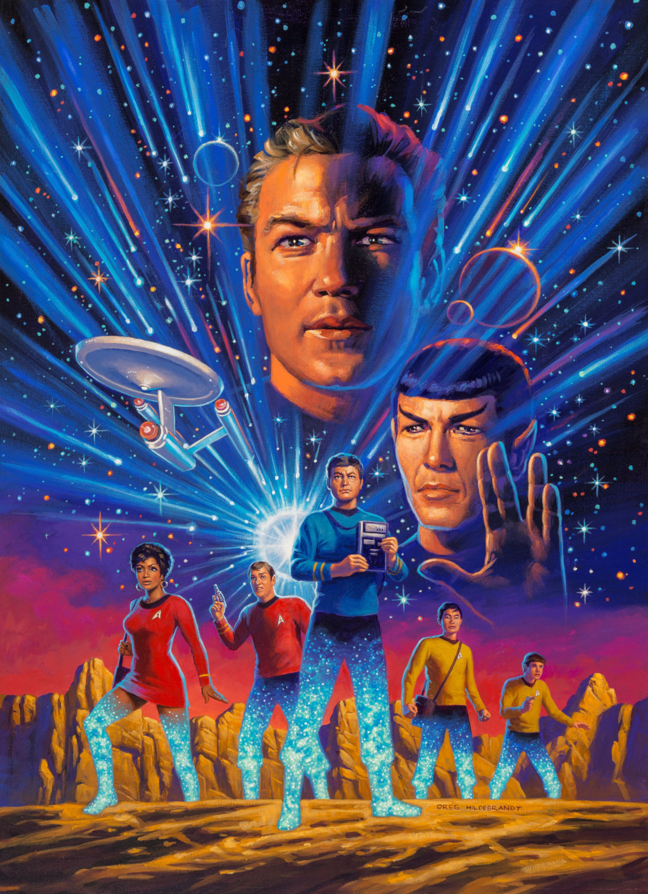 2132x2938   Обои: Грег Хильдебрандт Звездный путь Спок Джеймс Т Кирк Доктор Леонард Боунс МакКой Ухура Хикару Сулу Павел Чехов USS Enterprise NCC 1701 2132x2938 - Ханако - 1879845 - HD обои - WallHere 