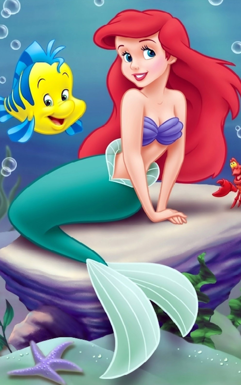800x1280  The Little Mermaid (1989) Phone Wallpaper - Mobile Abyss